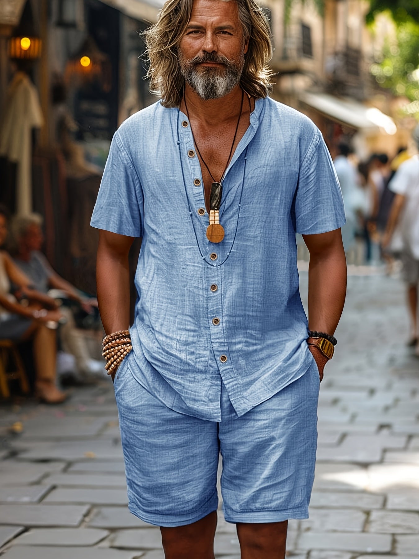 Elegante set a maniche corte