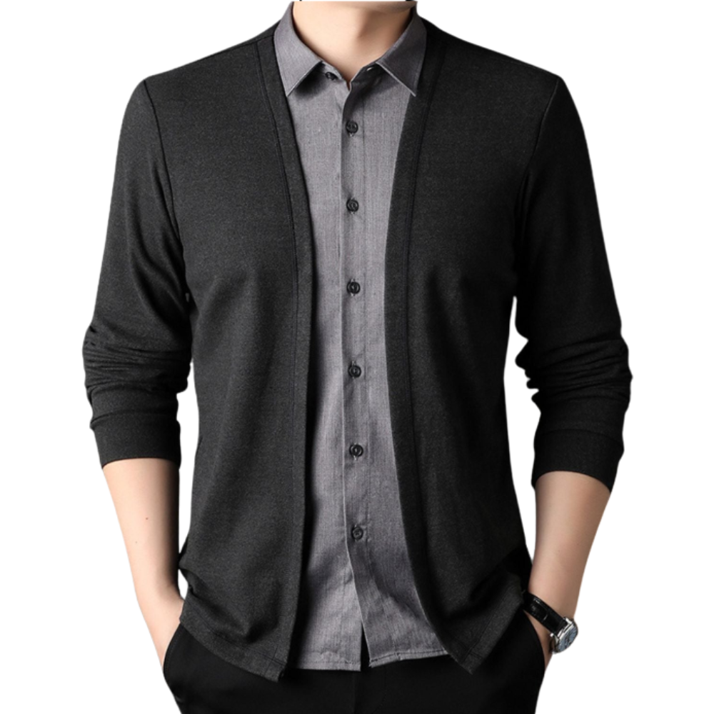Camicia e cardigan 2 in 1