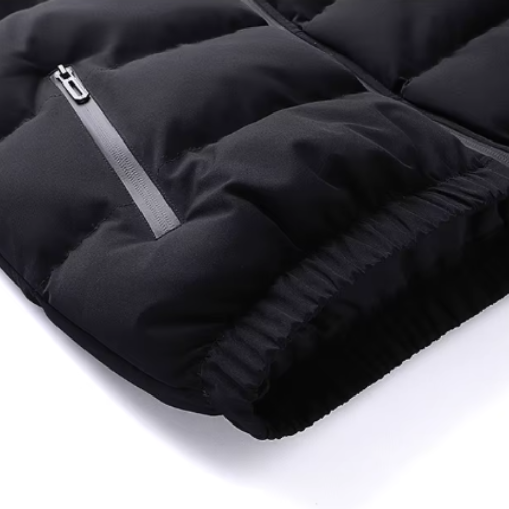 Giacca invernale con colletto in piedi