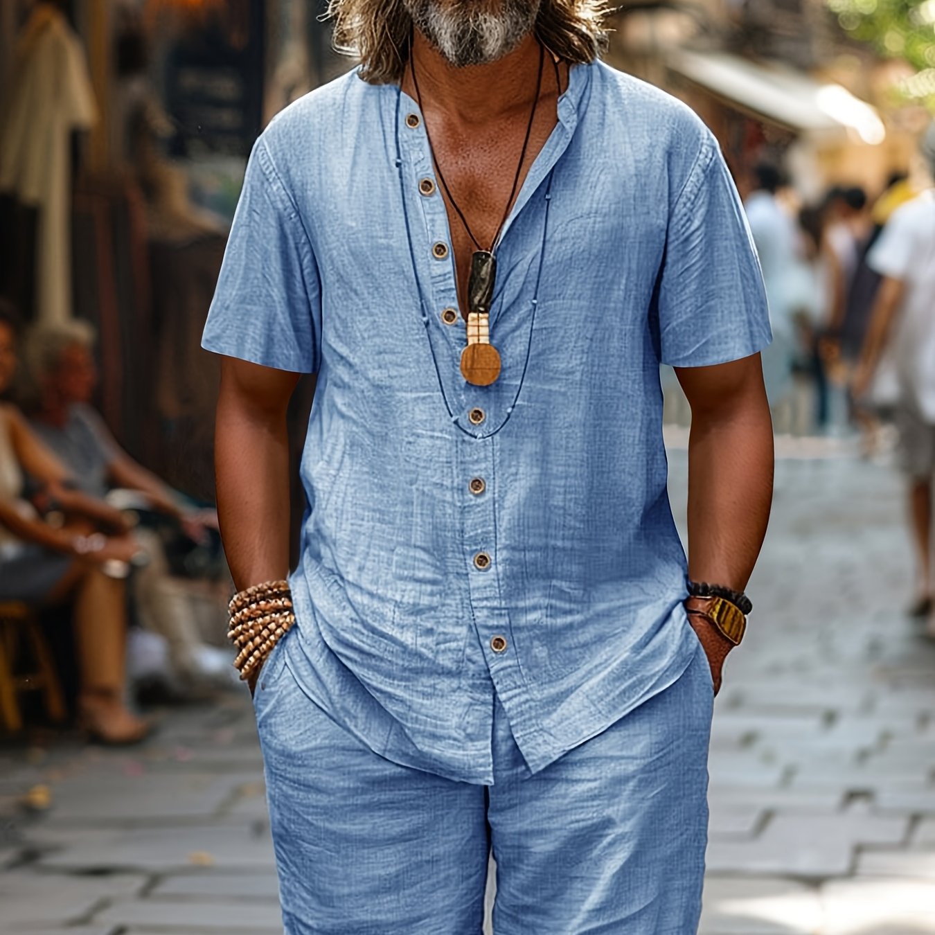 Elegante set a maniche corte