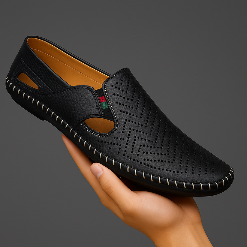 Sandali con cinturino in pelle