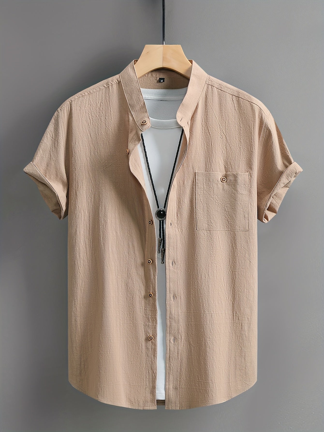 Camicia casual a maniche corte