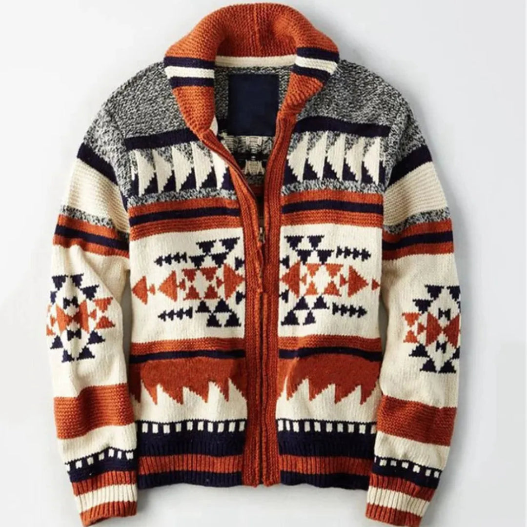 Cardigan elegante in jacquard