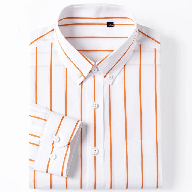 Camicia elegante in cotone a righe