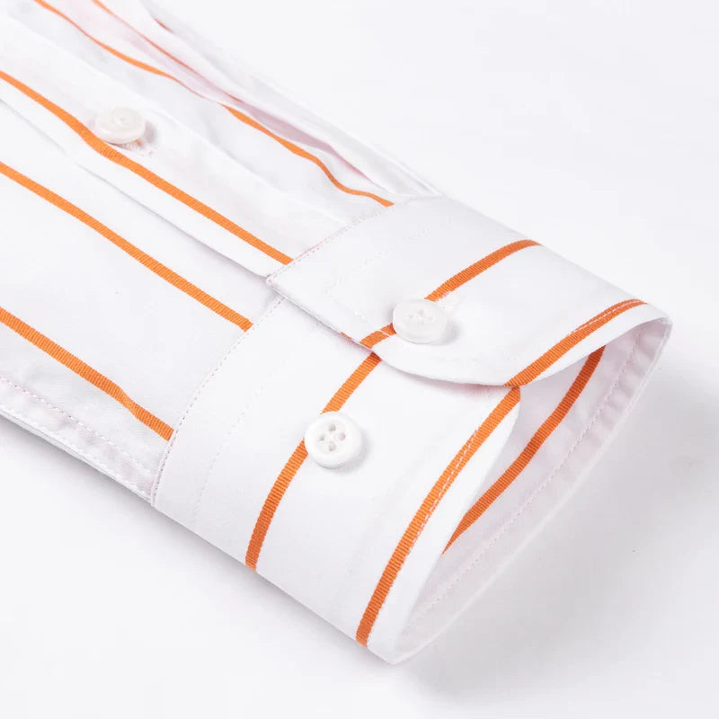 Camicia elegante in cotone a righe