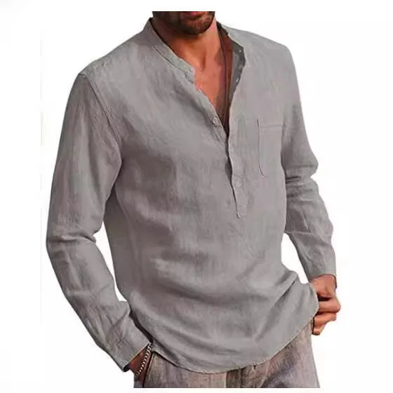Camicia in cotone traspirante