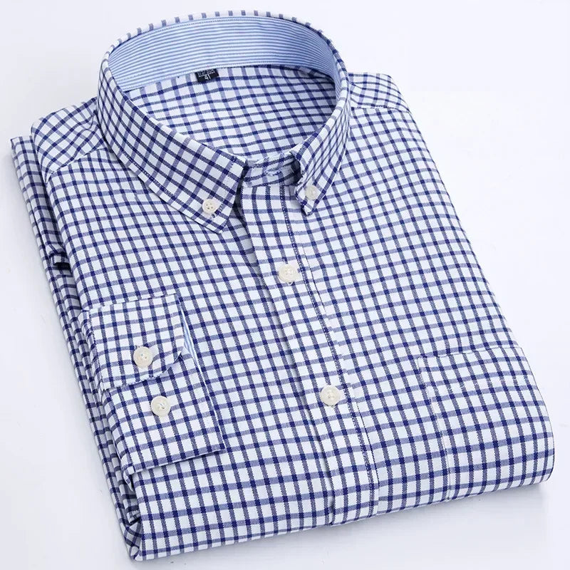 Camicia in cotone a maniche lunghe
