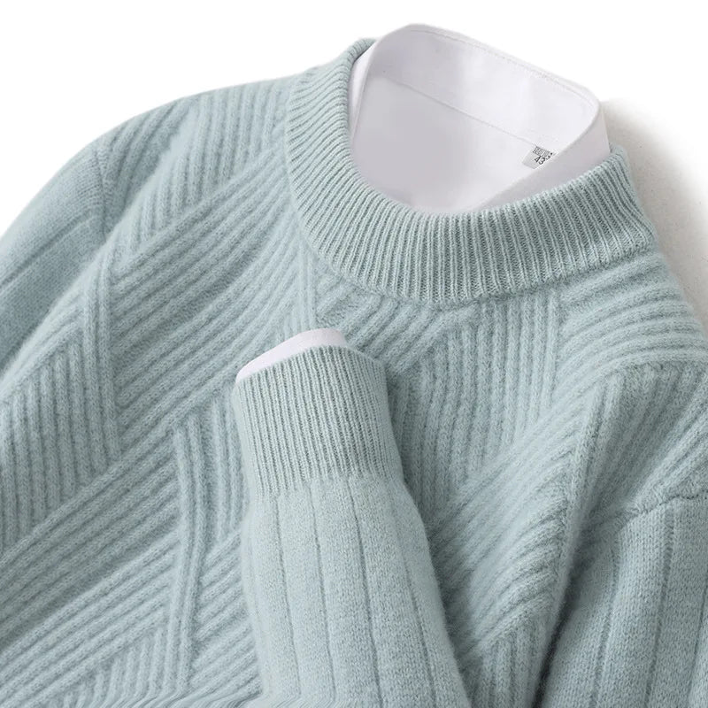Maglione in cashmere dal motivo elegante
