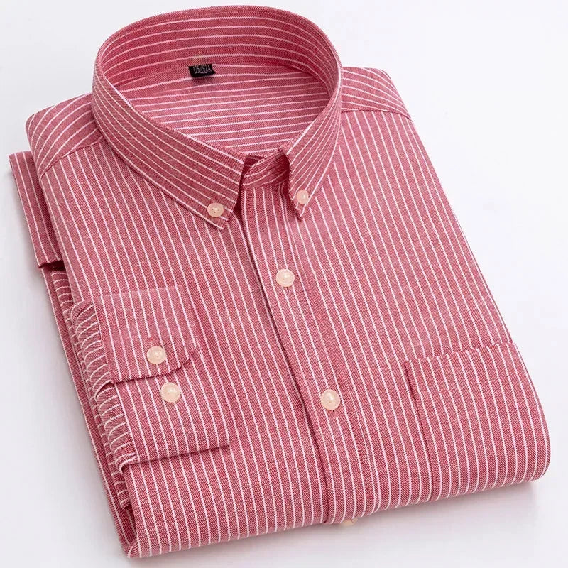 Camicia in cotone a maniche lunghe