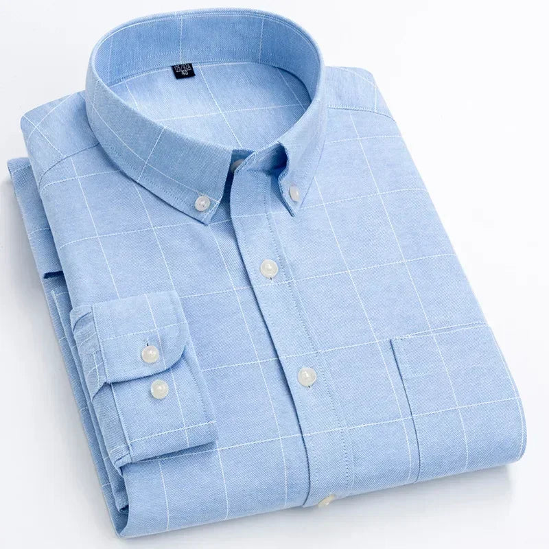 Camicia in cotone a maniche lunghe