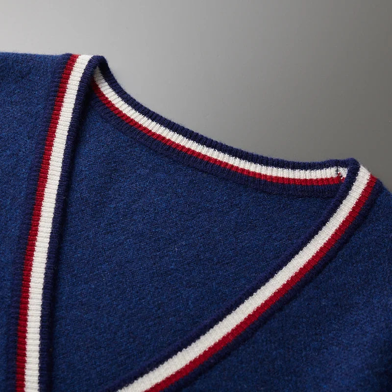 Cardigan in lana merino