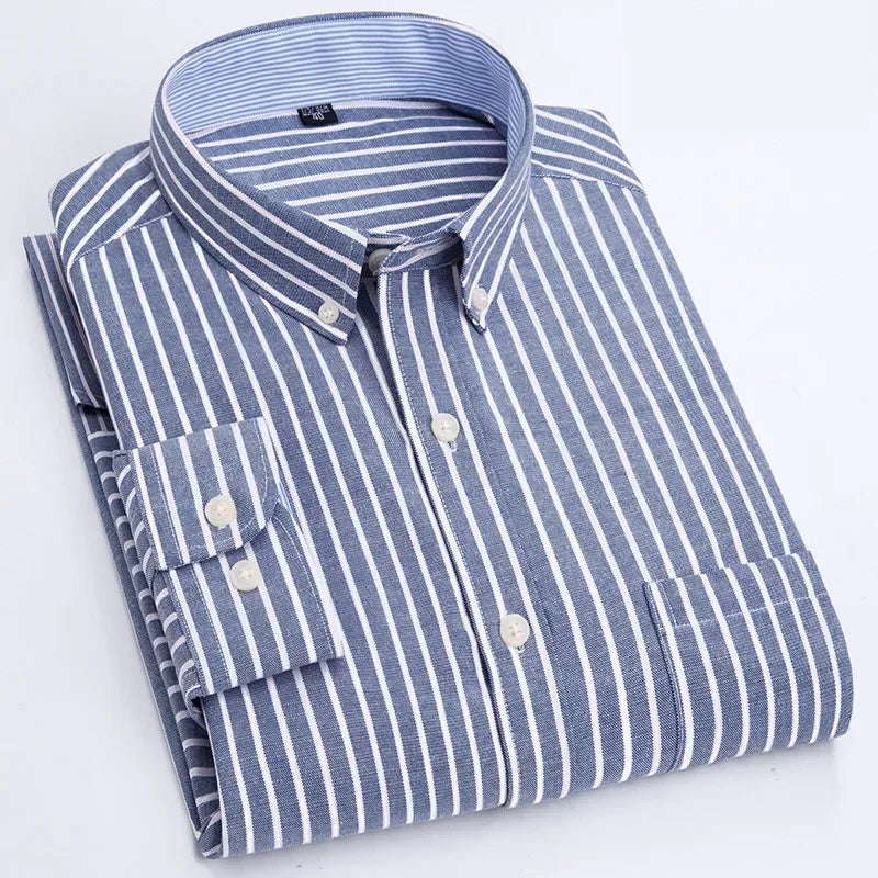 Camicia in cotone a maniche lunghe