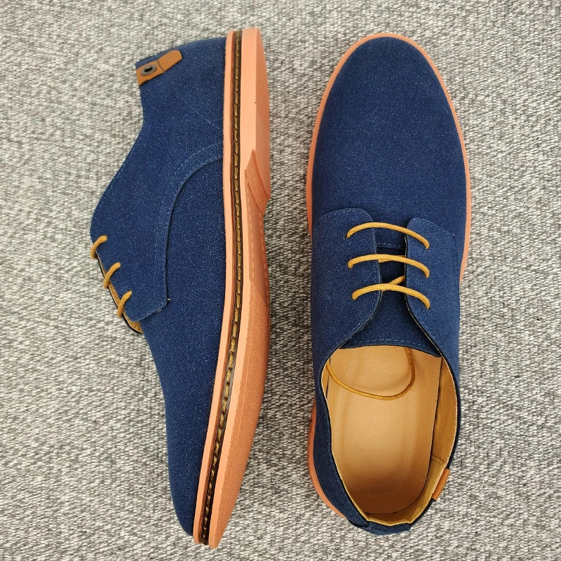 Scarpe da lavoro Oxford in pelle scamosciata