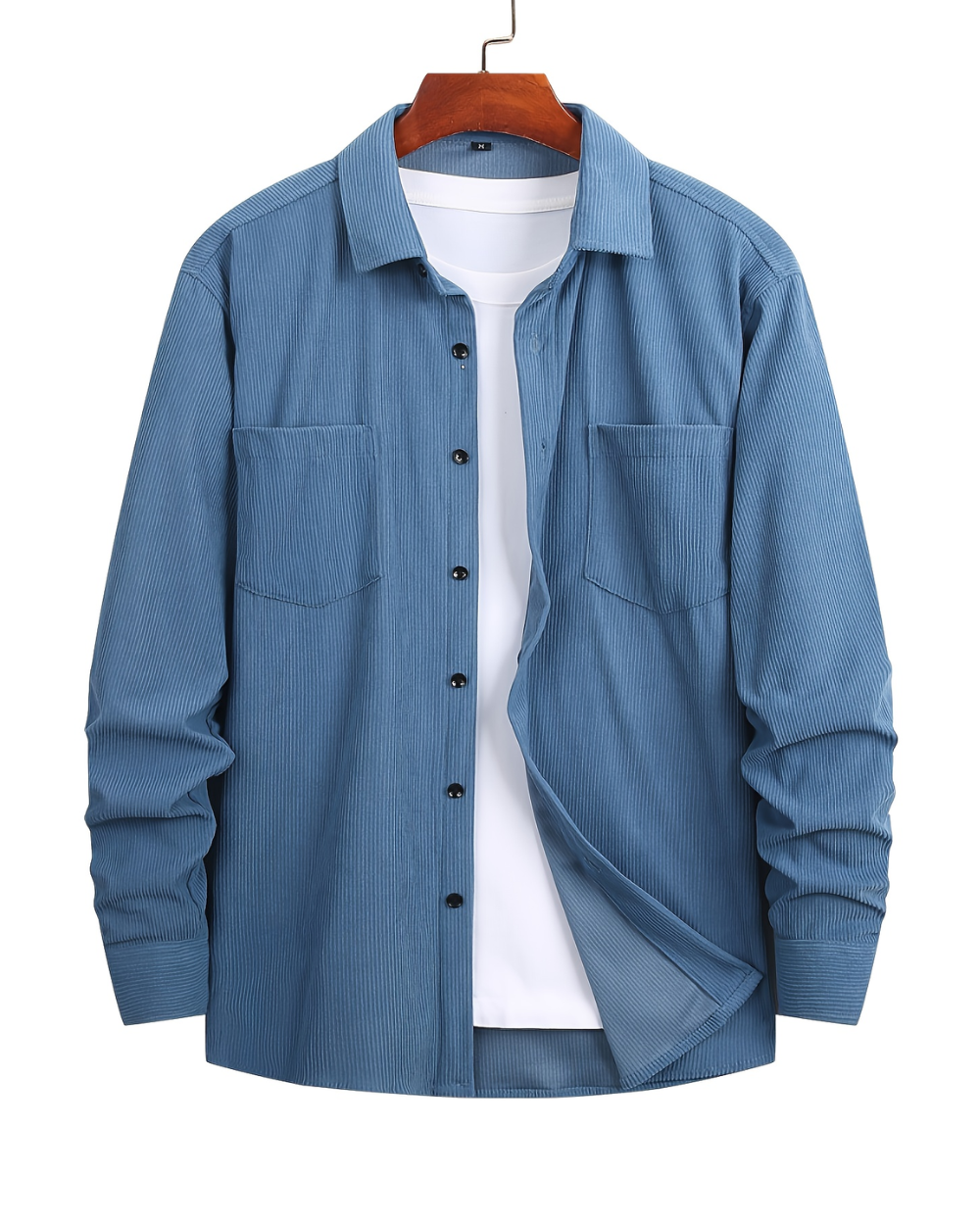 Cardigan casual in velluto a coste