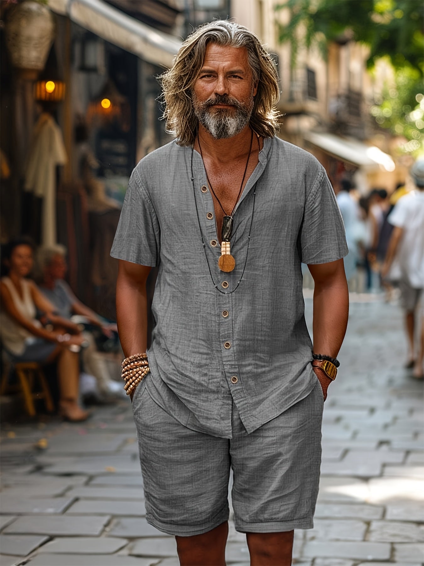 Elegante set a maniche corte