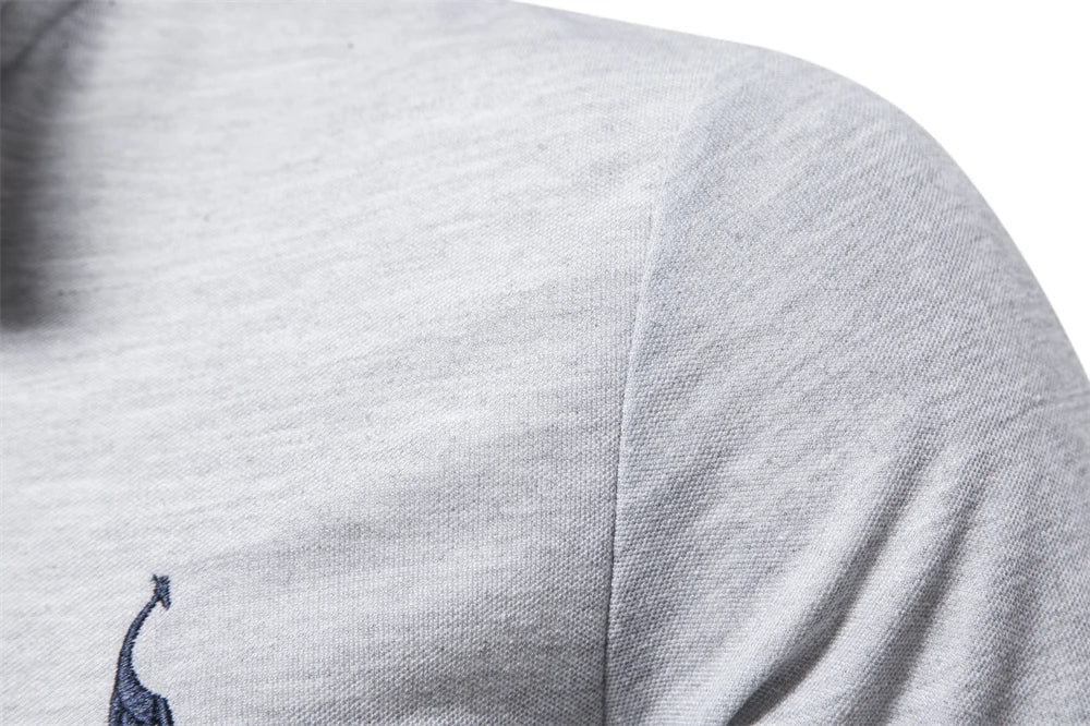 Polo casual a maniche lunghe