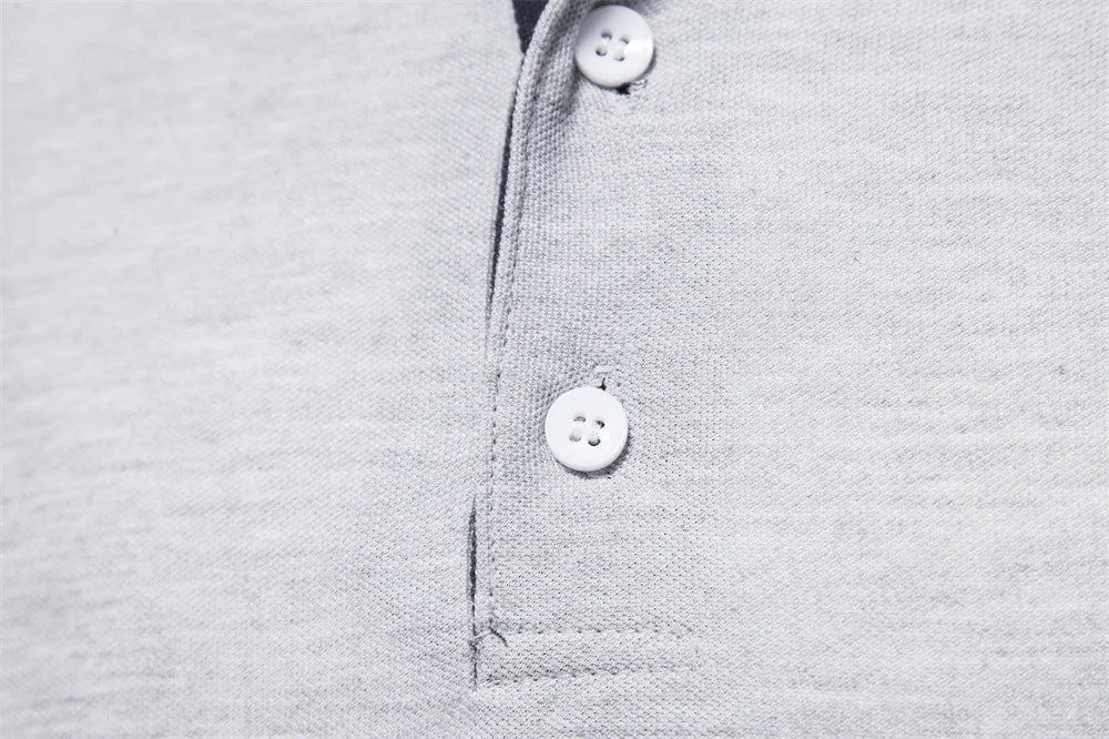 Polo casual a maniche lunghe