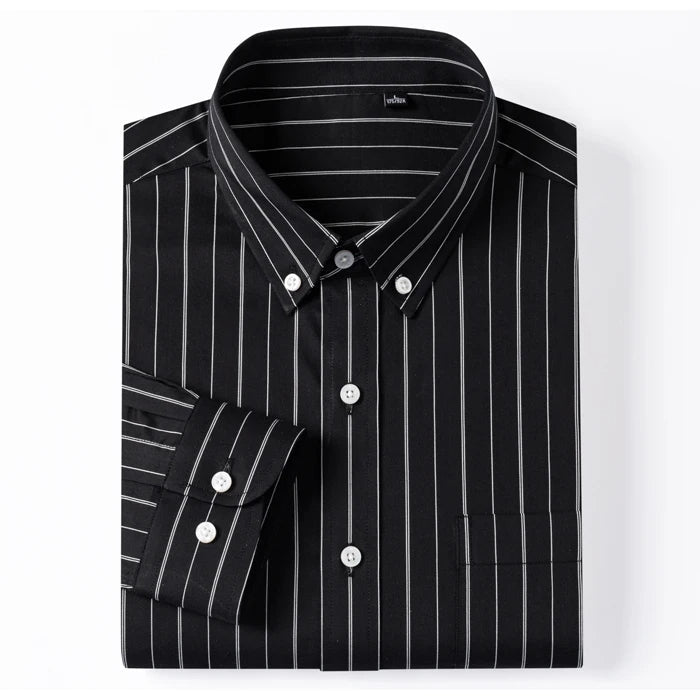 Camicia elegante in cotone a righe