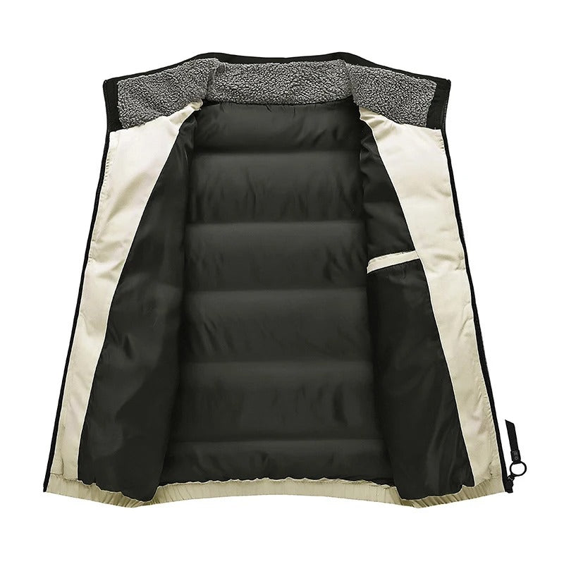 Giacca invernale con colletto in piedi