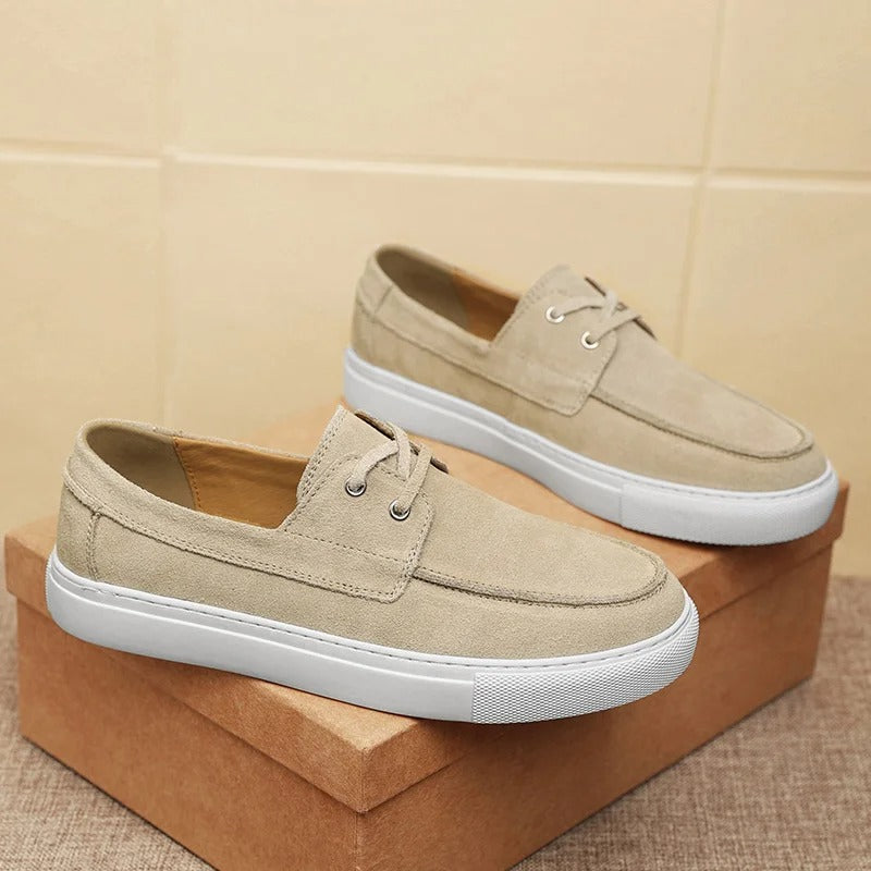 Scarpe eleganti in pelle scamosciata