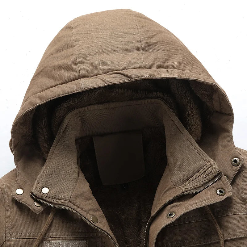 Giacca invernale in cotone casual