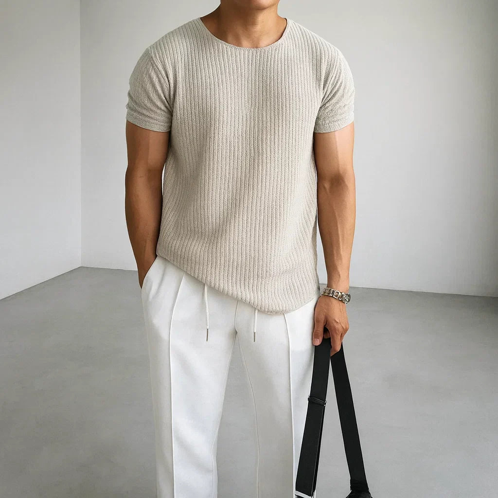 Elegante maglietta in maglia