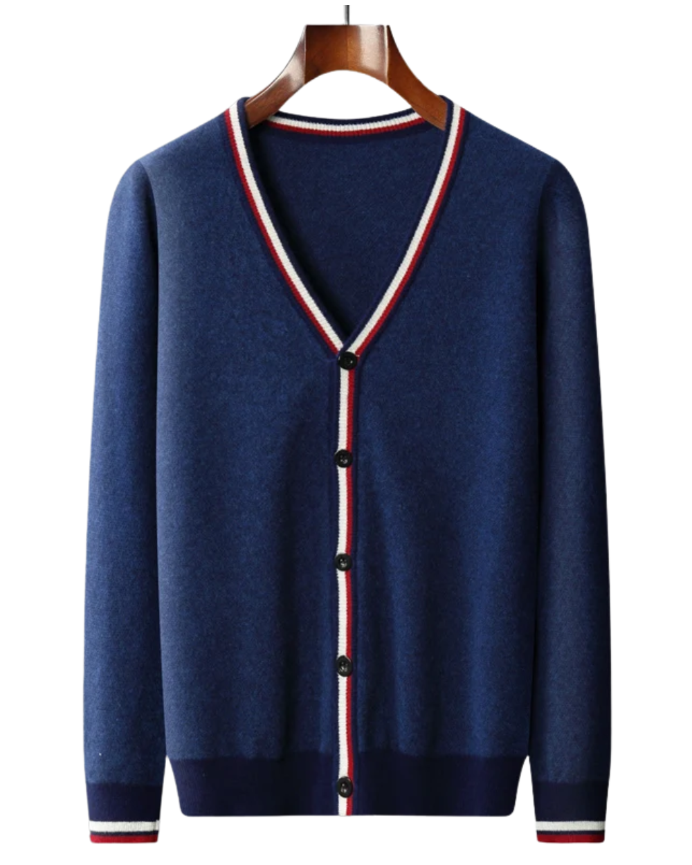 Cardigan in lana merino