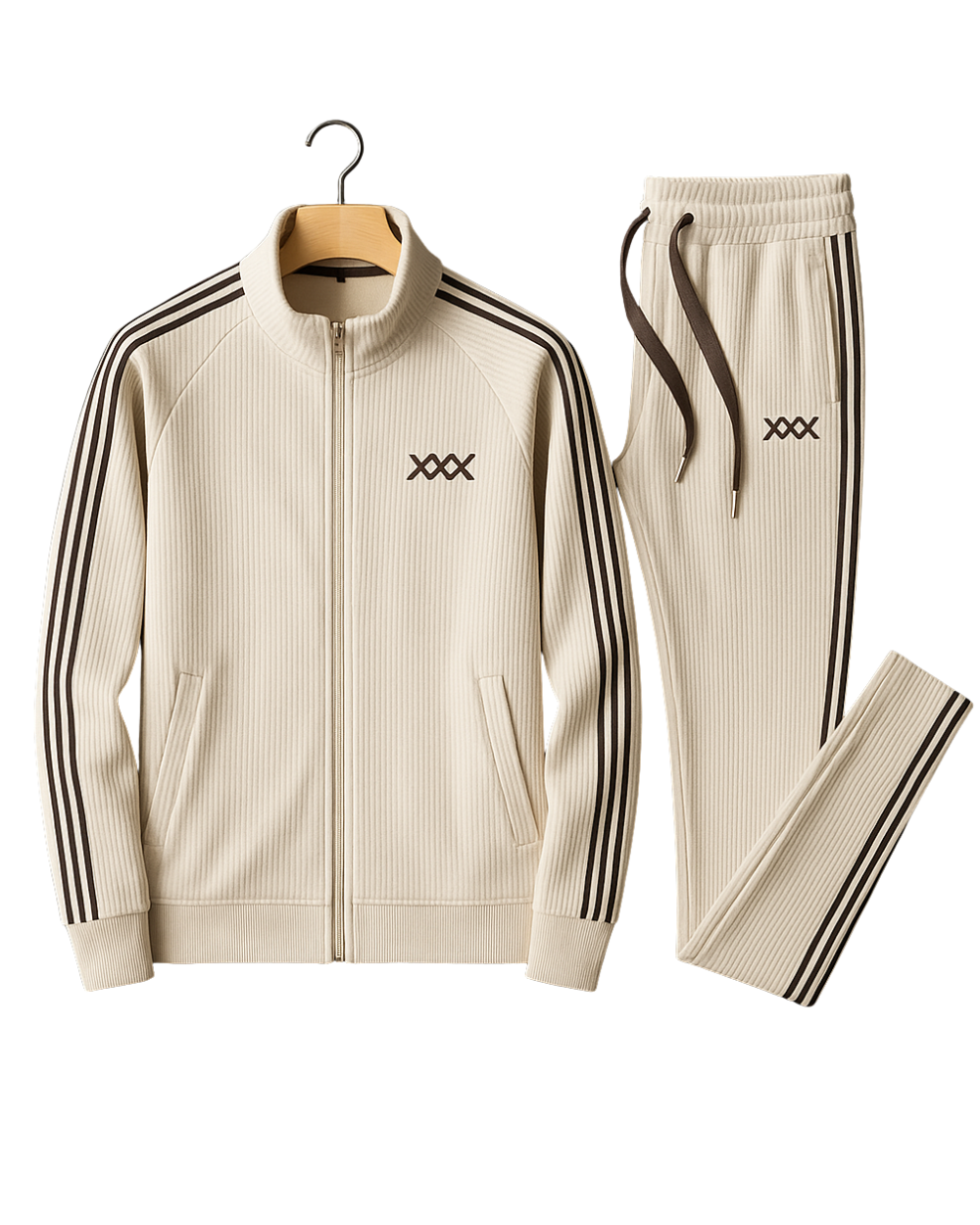 Elegante set da uomo in cotone