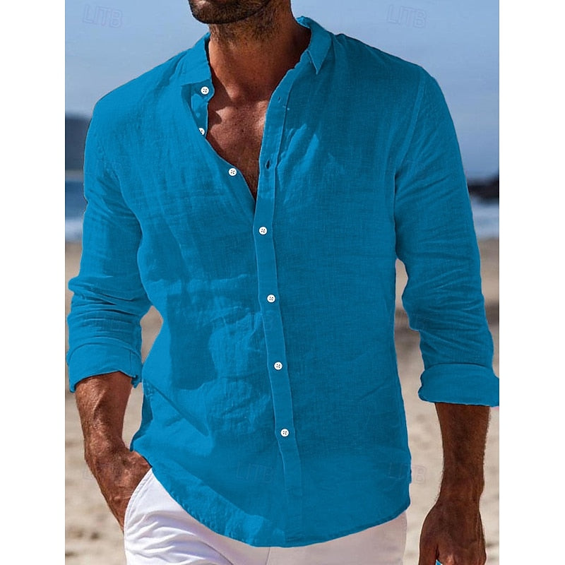 Camicia di lino casual