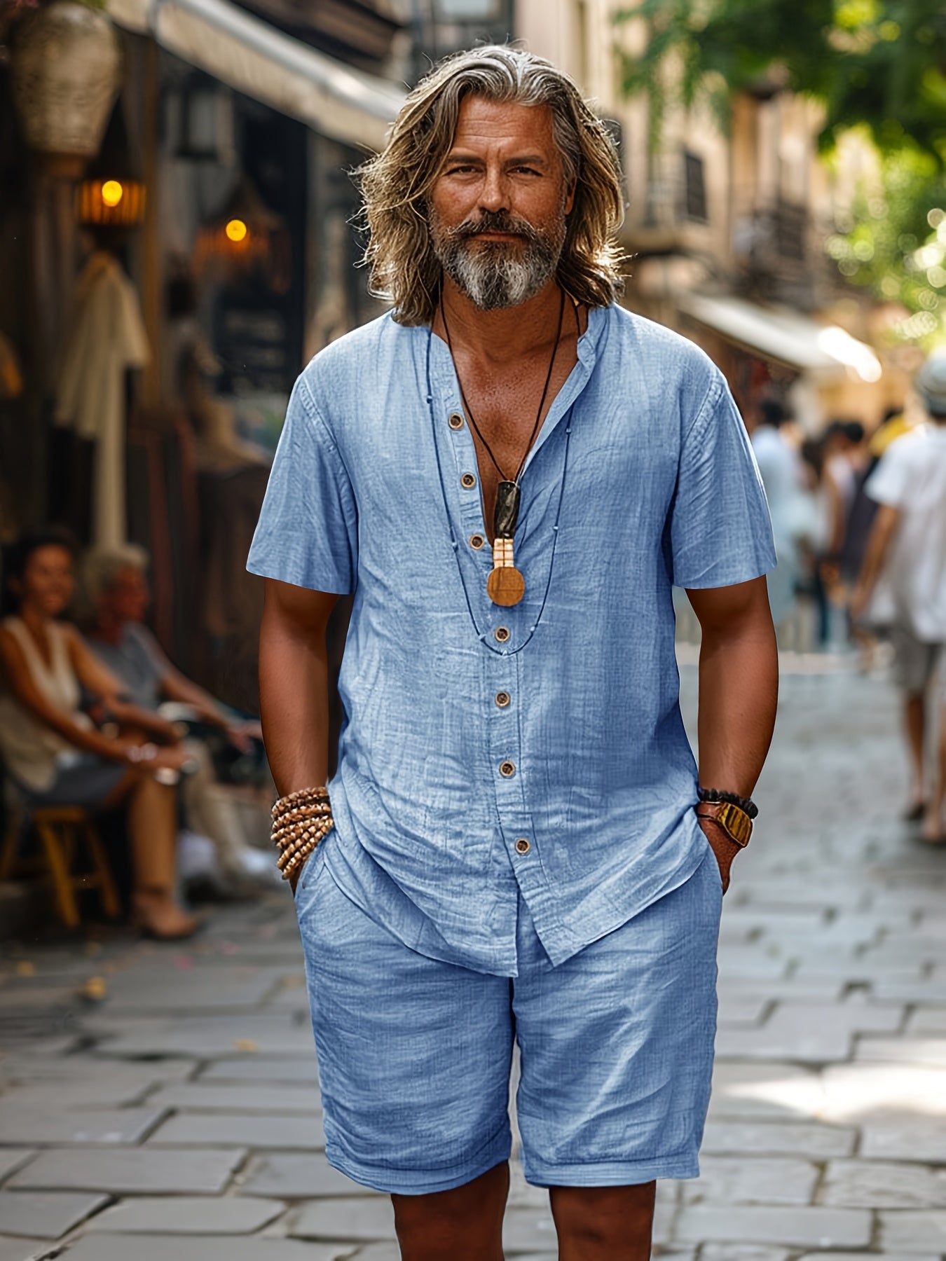 Elegante set a maniche corte