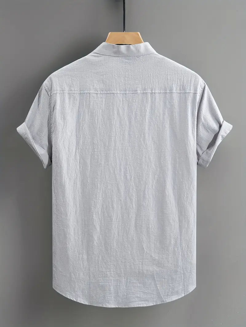 Camicia casual a maniche corte