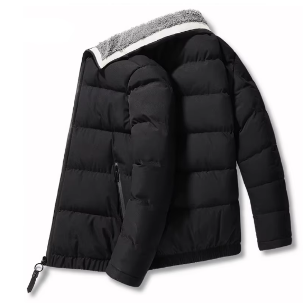 Giacca invernale con colletto in piedi