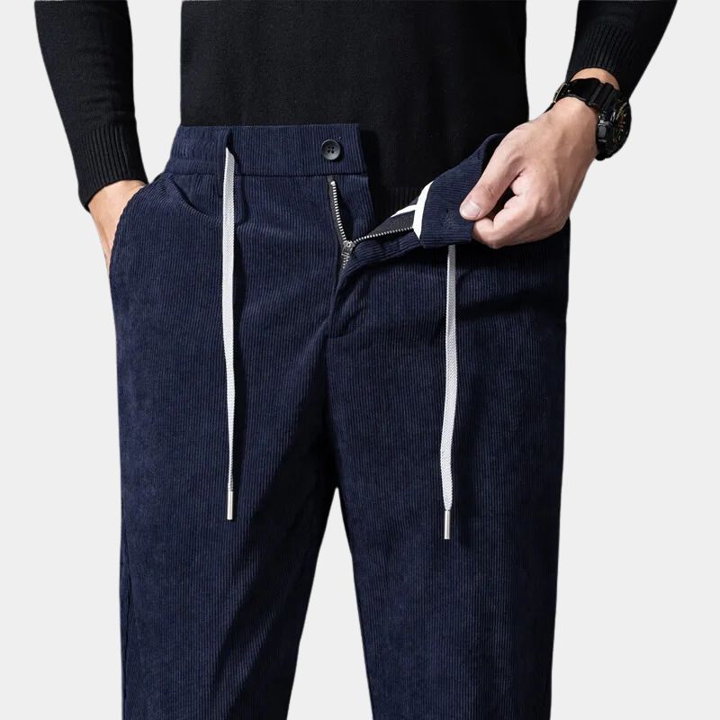 Pantaloni eleganti in velluto a coste