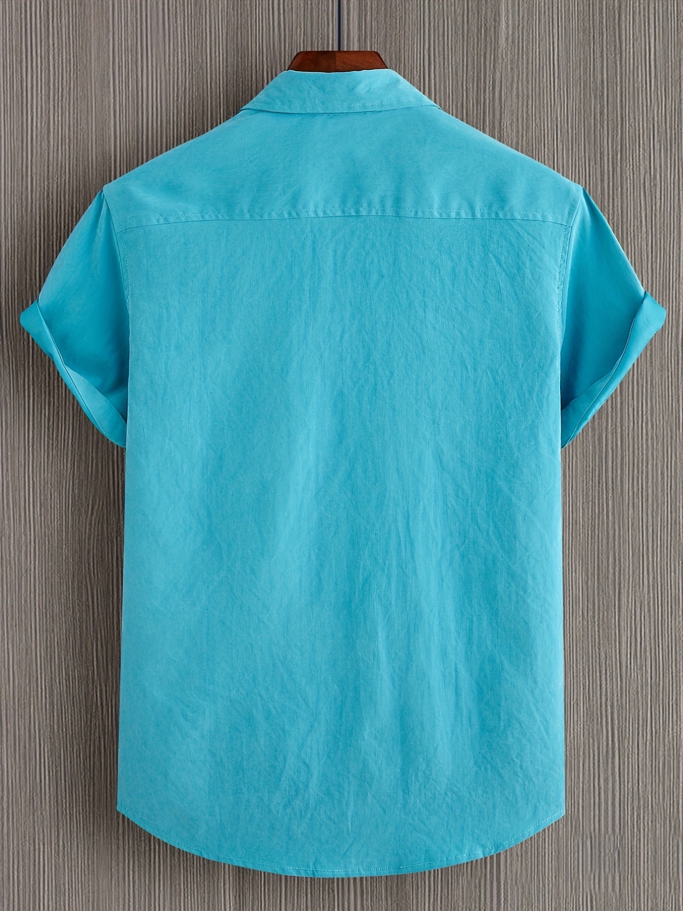 Camicia casual in cotone a maniche corte