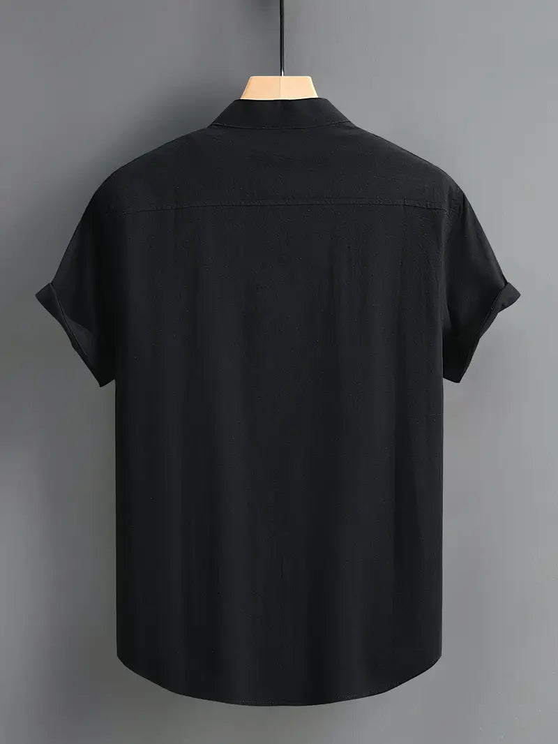 Camicia casual a maniche corte