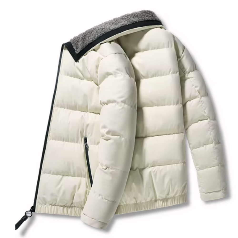 Giacca invernale con colletto in piedi