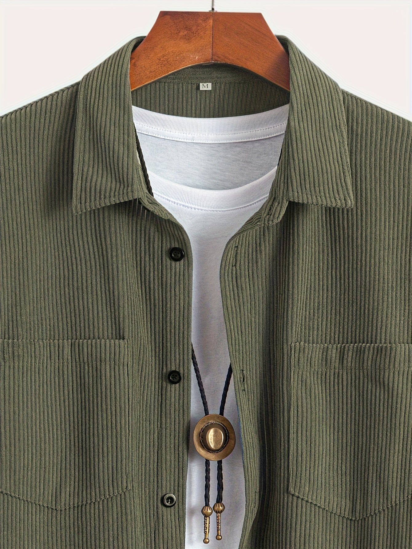 Cardigan casual in velluto a coste