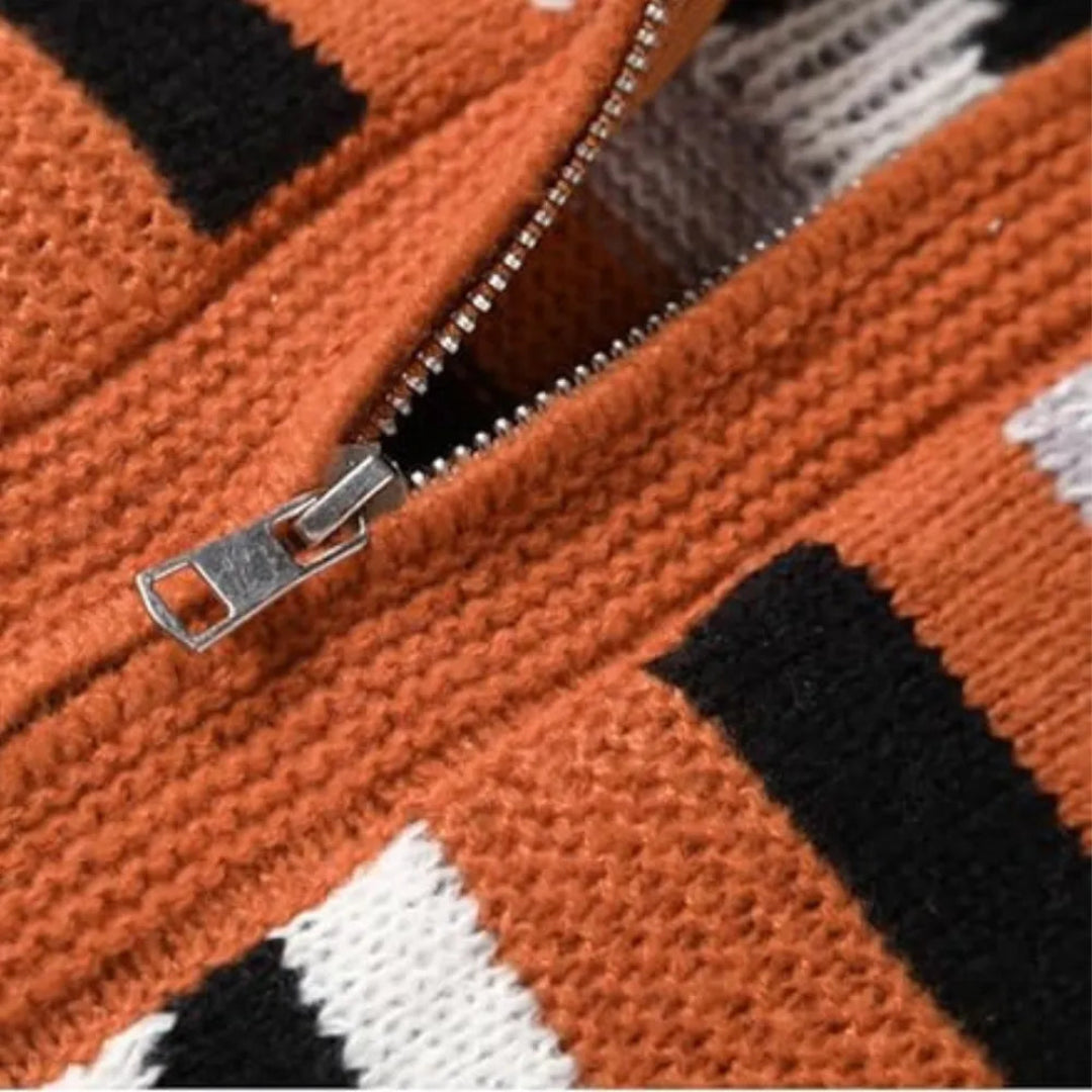 Cardigan elegante in jacquard