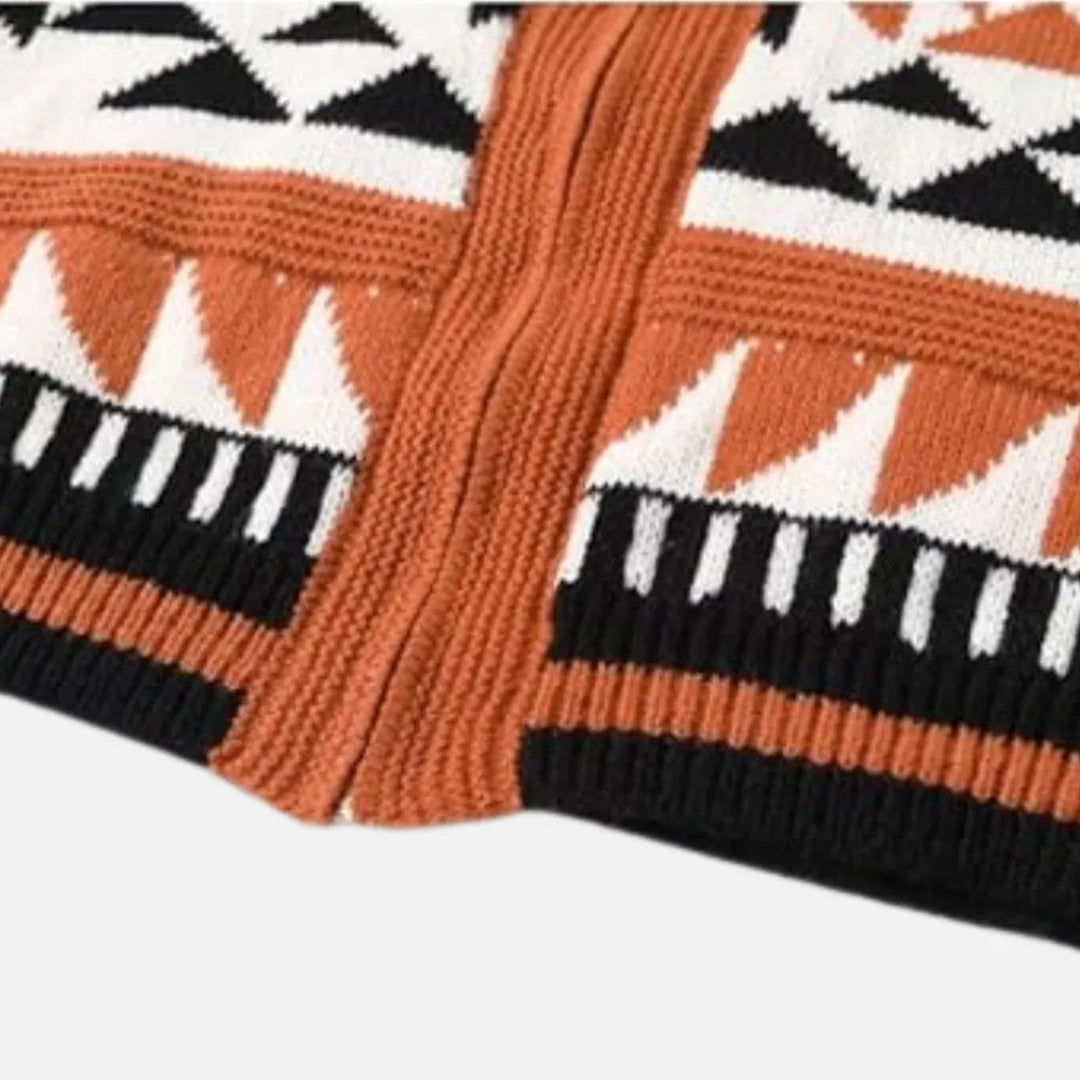 Cardigan elegante in jacquard