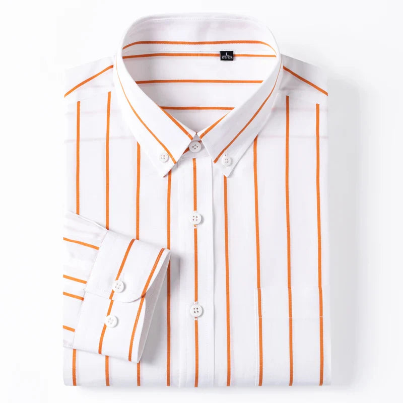 Camicia elegante in cotone a righe