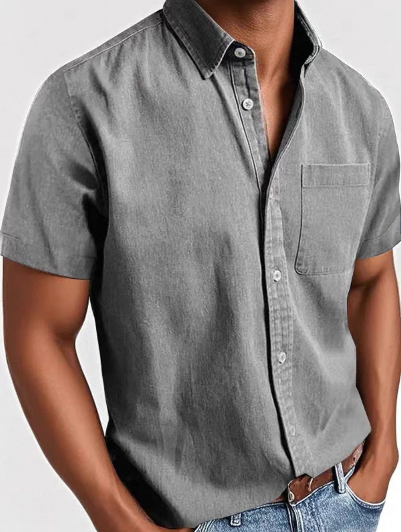 Camicia elegante a maniche corte