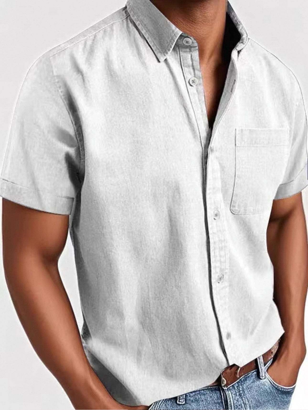 Camicia elegante a maniche corte