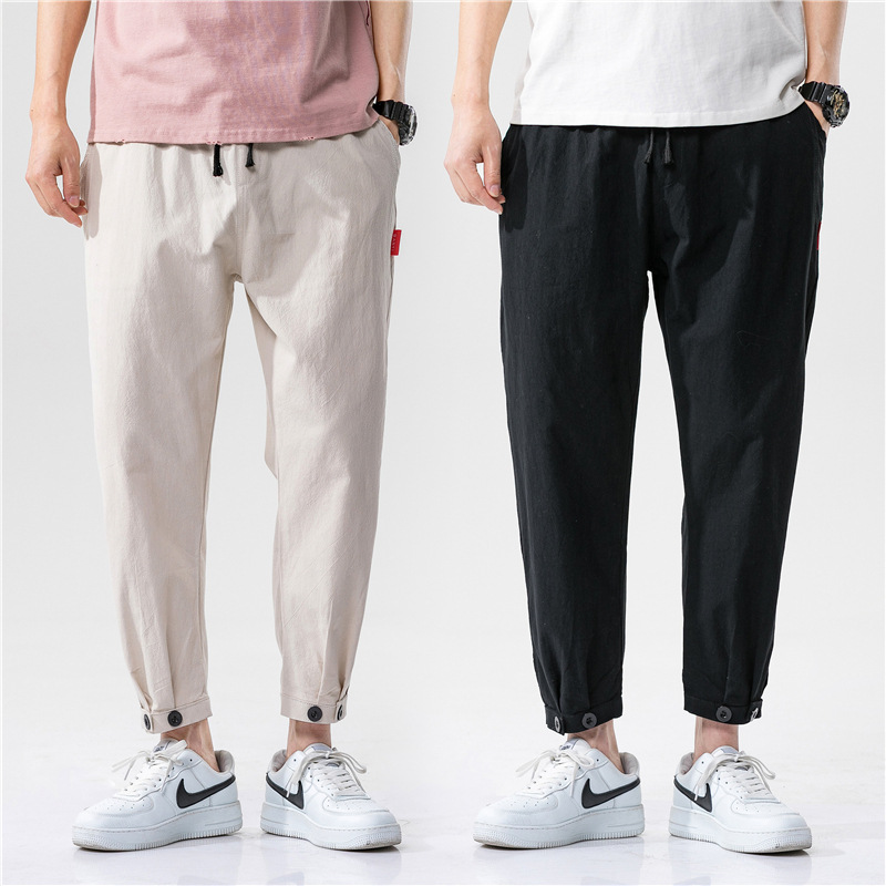 Pantaloni di lino eleganti