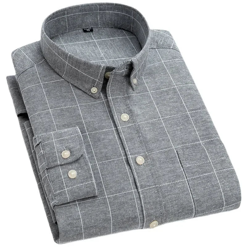 Camicia in cotone a maniche lunghe