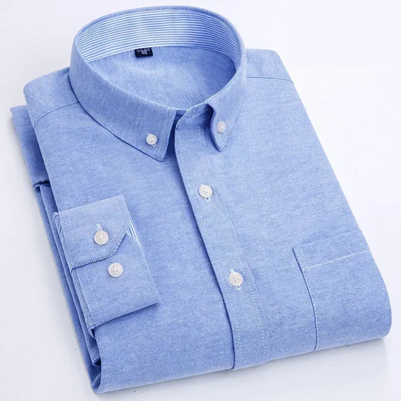 Camicia in cotone a maniche lunghe