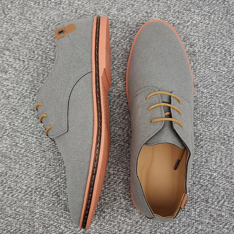Scarpe da lavoro Oxford in pelle scamosciata