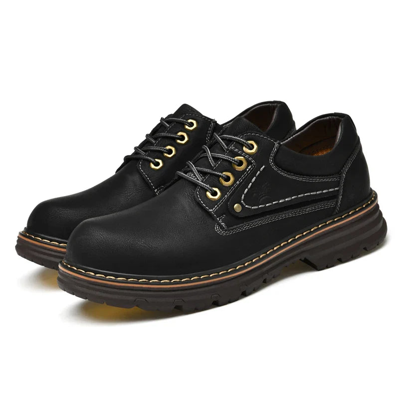 Scarpe Oxford in pelle in stile britannico
