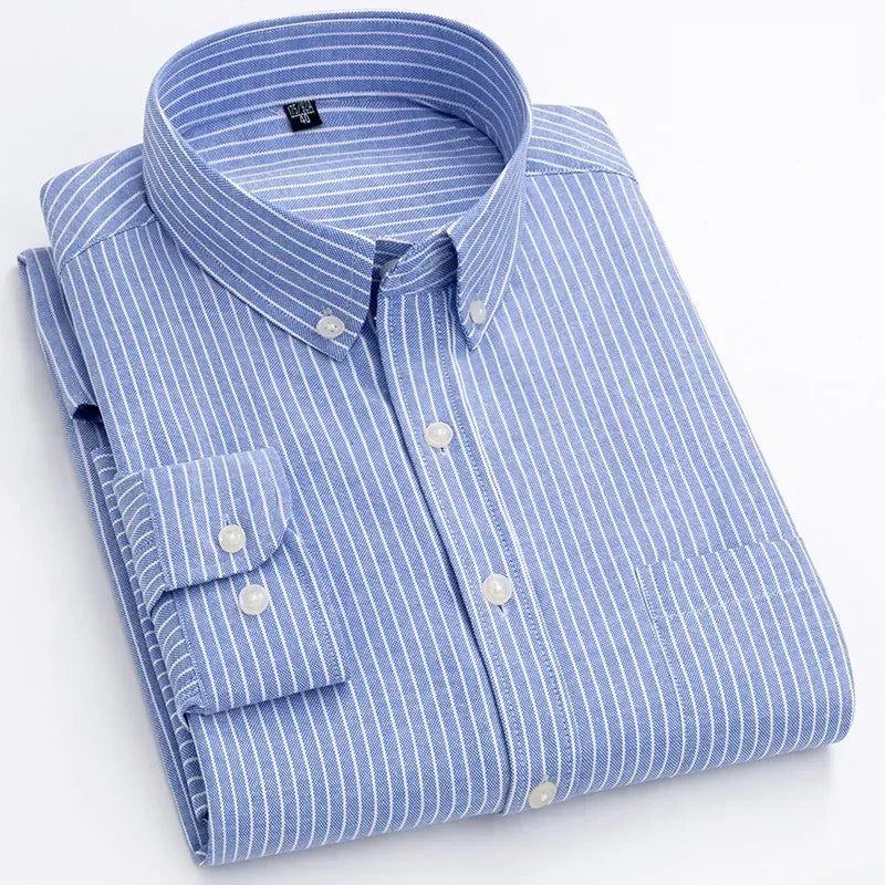 Camicia in cotone a maniche lunghe
