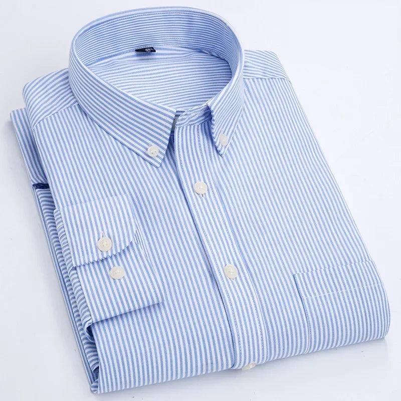 Camicia in cotone a maniche lunghe