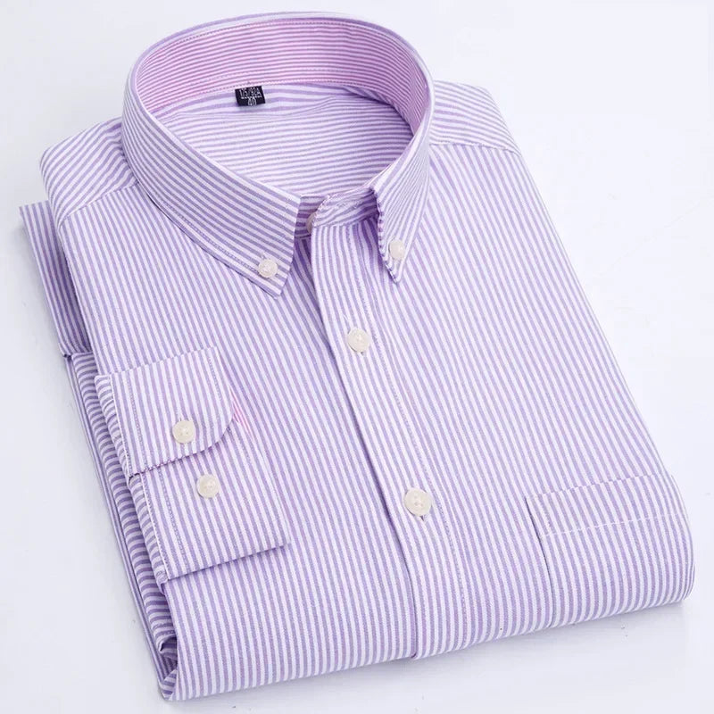 Camicia in cotone a maniche lunghe